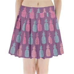 Pineapple Pattern  Pleated Mini Skirt by Nexatart
