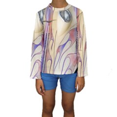 Pin Stripe Car Automobile Vehicle Kids  Long Sleeve Swimwear by Nexatart