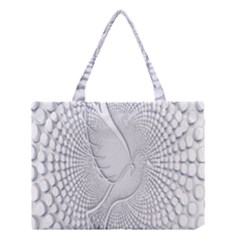 Points Circle Dove Harmony Pattern Medium Tote Bag by Nexatart