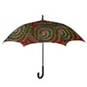 Red Green Swirl Twirl Colorful Hook Handle Umbrellas (Small) View3