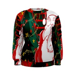 Santa Clause Xmas Women s Sweatshirt by Nexatart