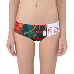 Santa Clause Xmas Classic Bikini Bottoms by Nexatart