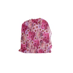 Roses Flowers Rose Blooms Nature Drawstring Pouches (Small) 