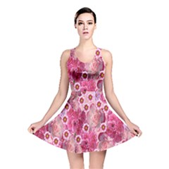 Roses Flowers Rose Blooms Nature Reversible Skater Dress