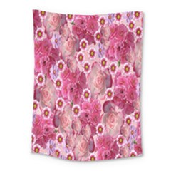 Roses Flowers Rose Blooms Nature Medium Tapestry