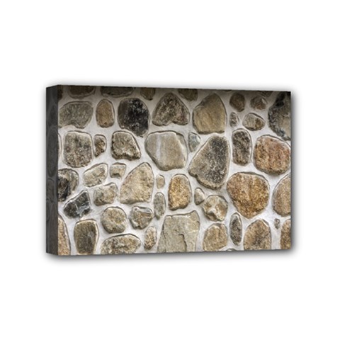 Roof Tile Damme Wall Stone Mini Canvas 6  X 4  by Nexatart