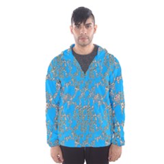 Seamless Pattern Background Seamless Hooded Wind Breaker (men) by Nexatart