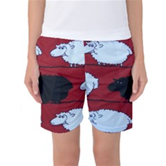 Sheep Women s Basketball Shorts by Nexatart