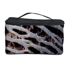 Seed Worn Lines Close Macro Cosmetic Storage Case by Nexatart