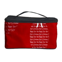 Simple Merry Christmas Cosmetic Storage Case by Nexatart