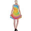 Rainbow Swirl Reversible Velvet Sleeveless Dress View2