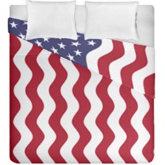 American Flag Duvet Cover Double Side (king Size) by OneStopGiftShop