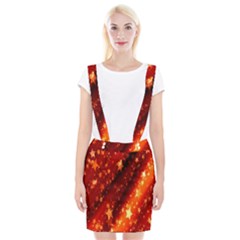 Star Christmas Pattern Texture Suspender Skirt by Nexatart