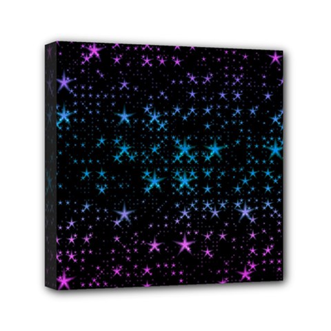 Stars Pattern Mini Canvas 6  X 6 