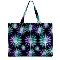 Stars Pattern Christmas Background Seamless Zipper Mini Tote Bag