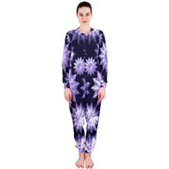 Stars Patterns Christmas Background Seamless Onepiece Jumpsuit (ladies) 