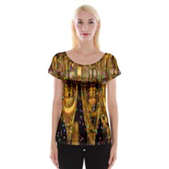 Sylvester New Year S Eve Women s Cap Sleeve Top by Nexatart