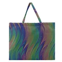 Texture Abstract Background Zipper Large Tote Bag by Nexatart