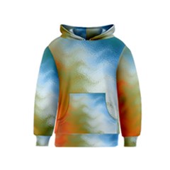 Texture Glass Colors Rainbow Kids  Pullover Hoodie by Nexatart