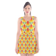 The Colors Of Summer Scoop Neck Skater Dress