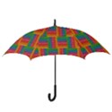 Texture Surface Rainbow Festive Hook Handle Umbrellas (Medium) View3