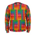 Texture Surface Rainbow Festive Men s Sweatshirt View1