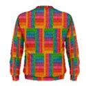 Texture Surface Rainbow Festive Men s Sweatshirt View2