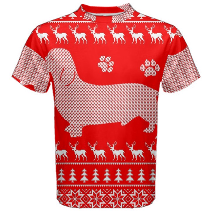 Ugly X Mas Design Men s Cotton Tee