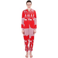 Ugly X Mas Design Hooded Jumpsuit (ladies) 