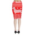 Ugly X Mas Design Midi Wrap Pencil Skirt View2