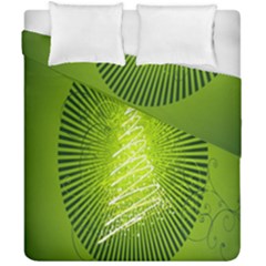 Vector Chirstmas Tree Design Duvet Cover Double Side (california King Size)