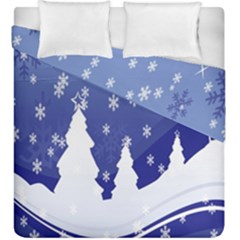 Vector Christmas Design Duvet Cover Double Side (king Size) by Nexatart