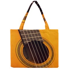 Vintage Guitar Acustic Mini Tote Bag by Nexatart