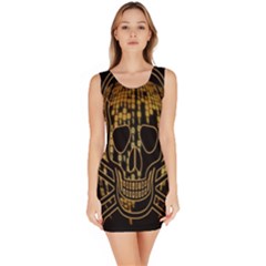 Virus Computer Encryption Trojan Sleeveless Bodycon Dress