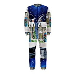 Winter Snow Ball Snow Cold Fun Onepiece Jumpsuit (kids) by Nexatart