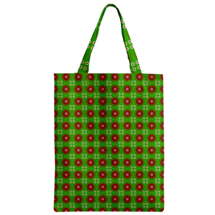 Wrapping Paper Christmas Paper Zipper Classic Tote Bag