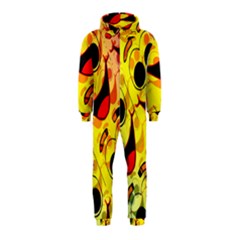 Abstract Background Backdrop Design Hooded Jumpsuit (kids)