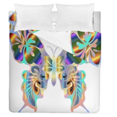 Abstract Animal Art Butterfly Duvet Cover Double Side (queen Size)