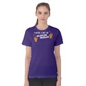 purple i have a bit of drinking problem  Women s Cotton Tee View1