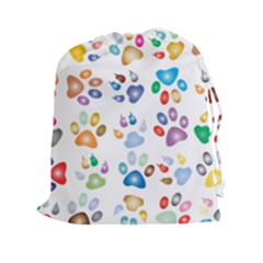 Colorful Prismatic Rainbow Animal Drawstring Pouches (xxl) by Amaryn4rt