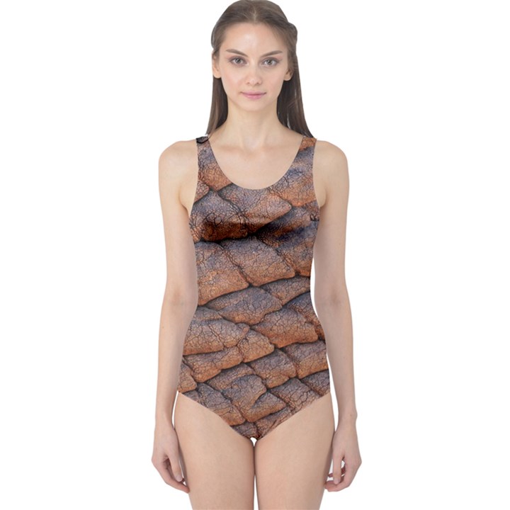 Elephant Skin One Piece Swimsuit
