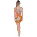 Flowers Background Backdrop Floral Sleeveless Bodycon Dress View4