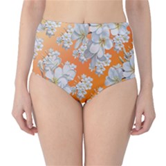 Flowers Background Backdrop Floral High-waist Bikini Bottoms by Amaryn4rt