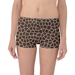 Giraffe Animal Print Skin Fur Boyleg Bikini Bottoms by Amaryn4rt