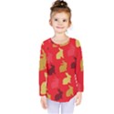 Hare Easter Pattern Animals Kids  Long Sleeve Tee View1