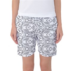 Pattern Silly Coloring Page Cool Women s Basketball Shorts