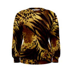 Pattern Tiger Stripes Print Animal Women s Sweatshirt by Amaryn4rt