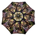 Street Colorful Abstract People Straight Umbrellas View1