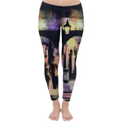 Street Colorful Abstract People Classic Winter Leggings