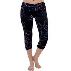 Easter Bunny Hare Rabbit Animal Capri Yoga Leggings